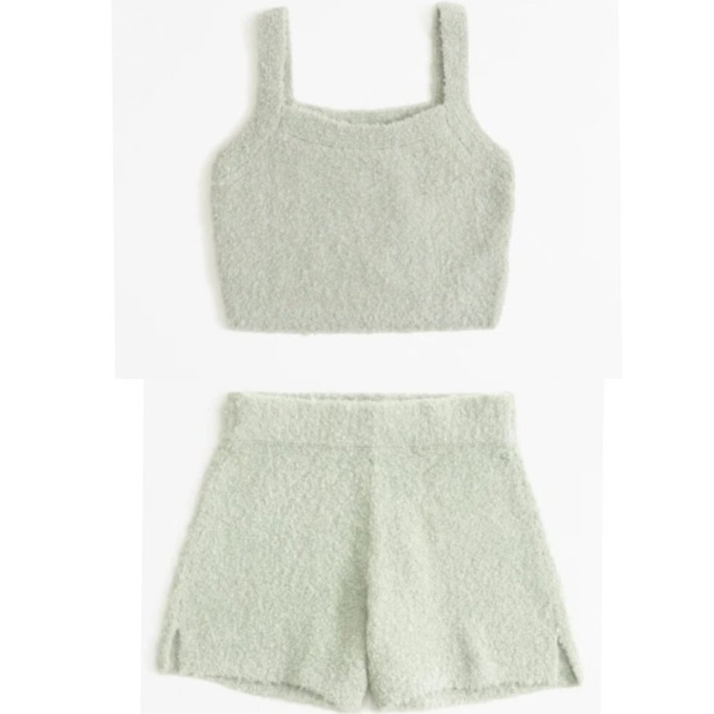 Abercrombie & Fitch The A&F Lounge Collection Boucle Cozy Lounge Set Women's M - Picture 2 of 13